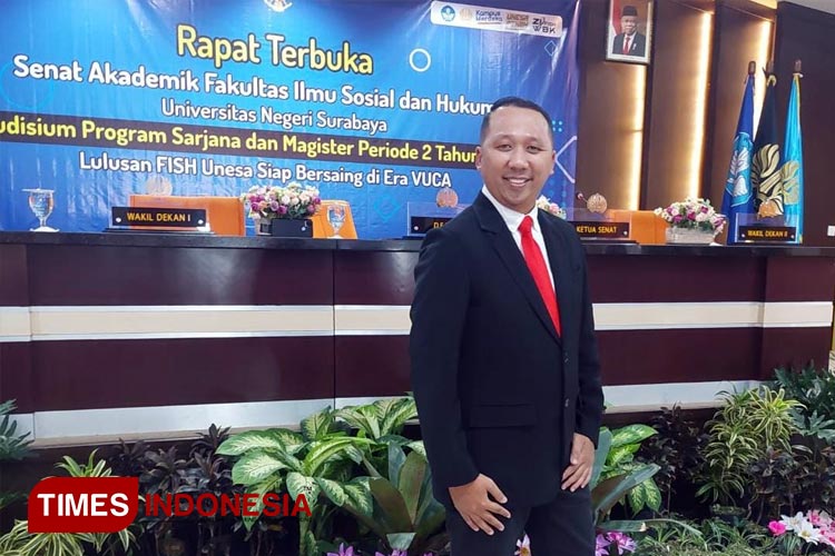 Pakar Sosiolog Unesa Surabaya, Ali Imron, S.Sos,. M.A., (FOTO; Dok. TIMES Indonesia)