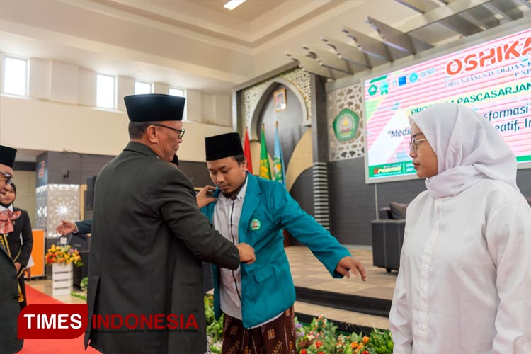 Pembukaan Oshika Maba Pascasarjana Unisma 2023 Oleh Rektor Prof Masykuri,  Jumat (29/9/2023). (FOTO: Humas Unisma for TIMES Indonesia)