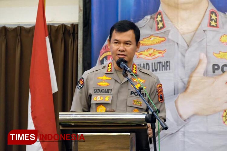 Kabid Humas Polda Jawa Tengah Kombes Pol Stefanus Satake Bayu, saat memberikan keterangan terkait kasus perundungan yang terjadi pada siswa SMP di Cilacap. (FOTO: Dok. Humas Polda Jateng for TIMES Inonesia)