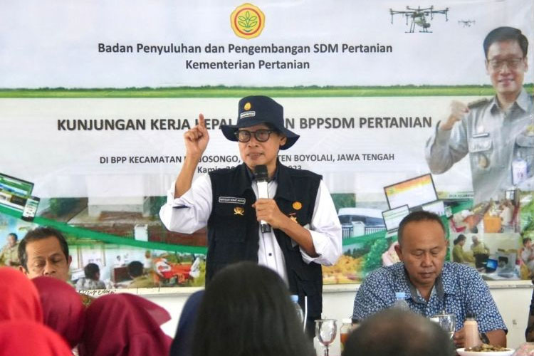 Kepala Badan PPSDMP, Dedi Nursyamsi, di BPP Mojosongo, Boyolali. (FOTO: AJP TIMES Indonesia)