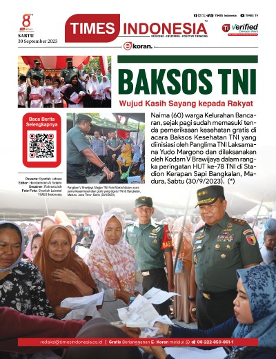 Edisi Sabtu 30 September 2023: E-Koran, Bacaan Positif Masyarakat 5.0