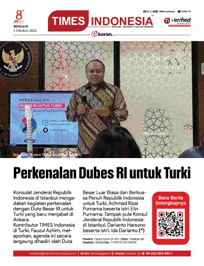 Edisi Minggu, 1 Oktober 2023: E-Koran, Bacaan Positif Masyarakat 5.0