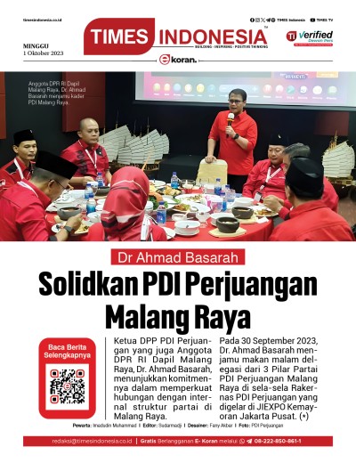 Edisi Minggu, 1 Oktober 2023: E-Koran, Bacaan Positif Masyarakat 5.0	