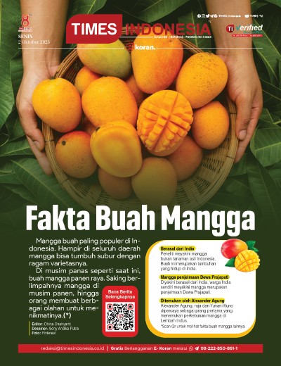 Edisi Senin 2 Oktober 2023: E-Koran, Bacaan Positif Masyarakat 5.0