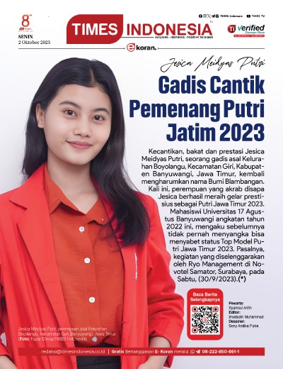Edisi Senin 2 Oktober 2023: E-Koran, Bacaan Positif Masyarakat 5.0