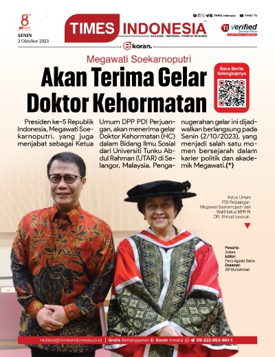 Edisi Senin, 2 Oktober 2023: E-Koran, Bacaan Positif Masyarakat 5.0
