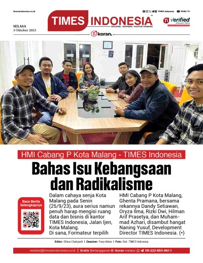 Edisi Selasa, 3 Oktober 2023: E-Koran, Bacaan Positif Masyarakat 5.0