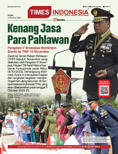 Edisi Rabu, 4 Oktober 2023: E-Koran, Bacaan Positif Masyarakat 5.0