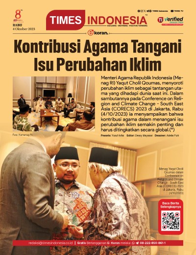 Edisi Rabu, 4 Oktober 2023: E-Koran, Bacaan Positif Masyarakat 5.0