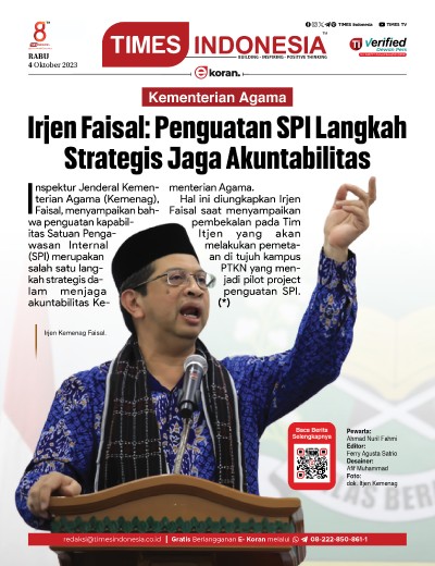 Edisi Rabu, 4 Oktober 2023: E-Koran, Bacaan Positif Masyarakat 5.0