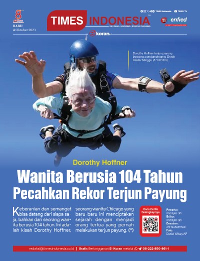 Edisi Rabu, 4 Oktober 2023: E-Koran, Bacaan Positif Masyarakat 5.0