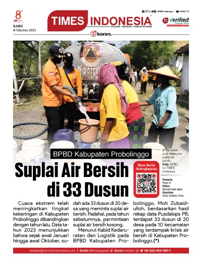 Edisi Rabu, 4 Oktober 2023: E-Koran, Bacaan Positif Masyarakat 5.0