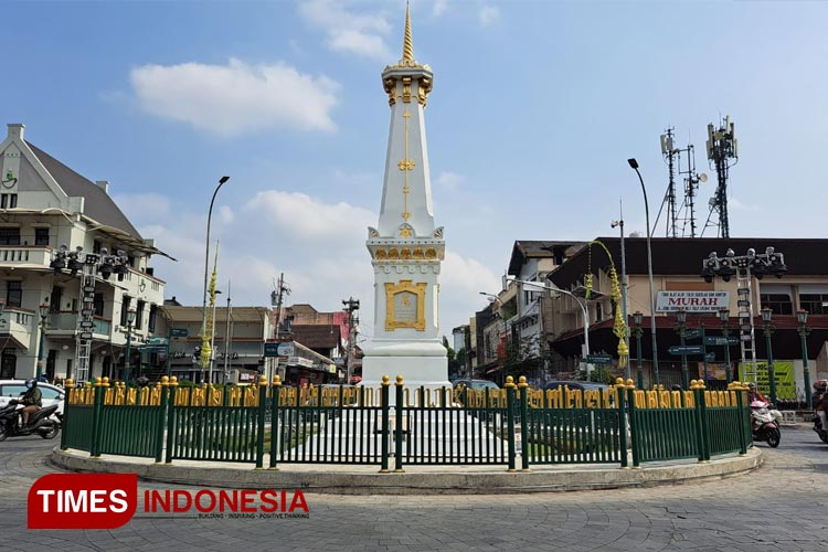 Pagar Penutup Diganti, Tugu Pal Putih Ikon Kota Yogyakarta Makin Cantik