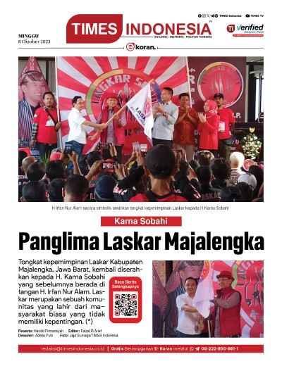 	Edisi Minggu, 8 Oktober 2023: E-Koran, Bacaan Positif Masyarakat 5.0