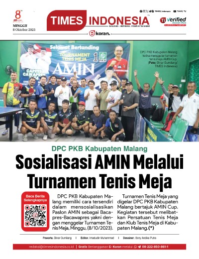 	Edisi Minggu, 8 Oktober 2023: E-Koran, Bacaan Positif Masyarakat 5.0