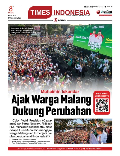 	Edisi Minggu, 8 Oktober 2023: E-Koran, Bacaan Positif Masyarakat 5.0