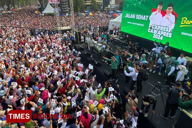 Sapa Warga Malang, Muhaimin Teriakkan 'Perubahan, Perubahan, Perubahan'