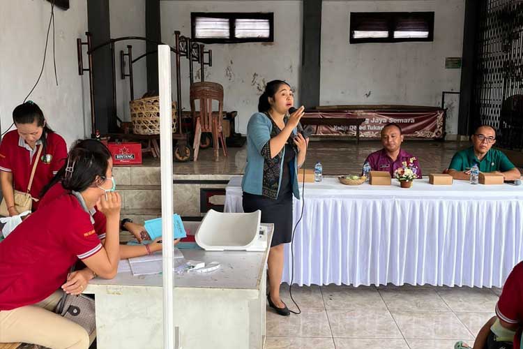 Sosialisasi terkait percepatan penurunan stunting yang digelar di Kelurahan Sesetan. (Foto: Humas Pemkot Denpasar)