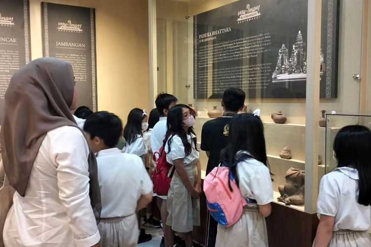 Kunjungan pelajar di Museum Blambangan Banyuwangi, Jawa Timur. (FOTO: Museum Blambangan For TIMES Indonesia)