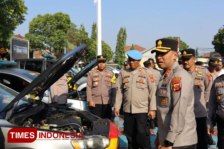Pastikan Kelaikan Sarpras Pengamanan Pemilu 2024, Polres Majalengka Cek ...