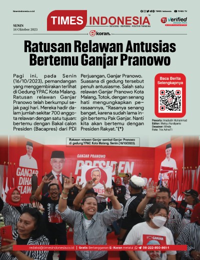 Edisi Senin, 16 Oktober 2023: E-Koran, Bacaan Positif Masyarakat 5.0