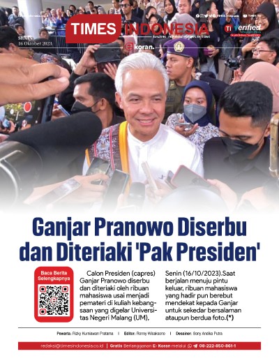 Edisi Senin, 16 Oktober 2023: E-Koran, Bacaan Positif Masyarakat 5.0