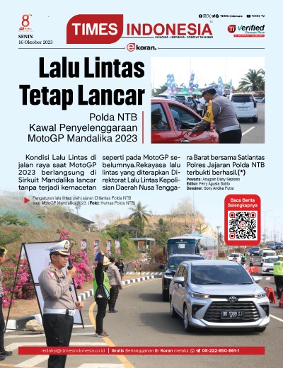 Edisi Senin, 16 Oktober 2023: E-Koran, Bacaan Positif Masyarakat 5.0