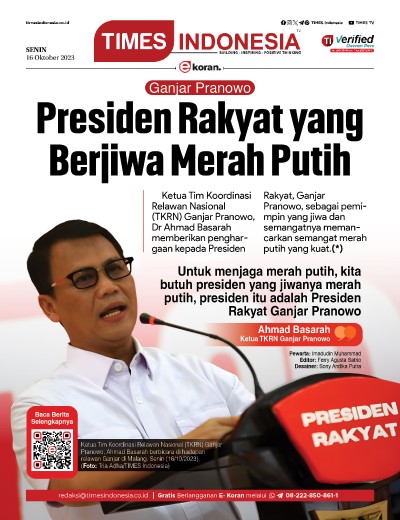 Edisi Senin, 16 Oktober 2023: E-Koran, Bacaan Positif Masyarakat 5.0