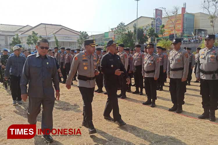 Polres Majalengka Kerahkan Ratusan Personel Untuk Amankan Pemilu 2024