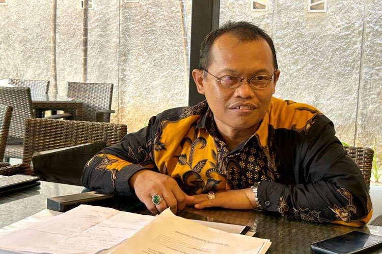 Kuasa hukum penggugat, Arief Nuryadin, S.Pd., S.H., M.M, Rabu (18/10/2023).(Foto : Lely Yuana/TIMES Indonesia)