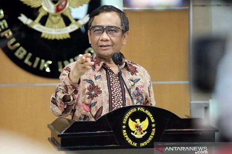 Mahfud MD, Menkopolhukam RI yang kini menjadi Cawapres mendampingi Ganjar Pranowo. (Foto: Antarafoto)