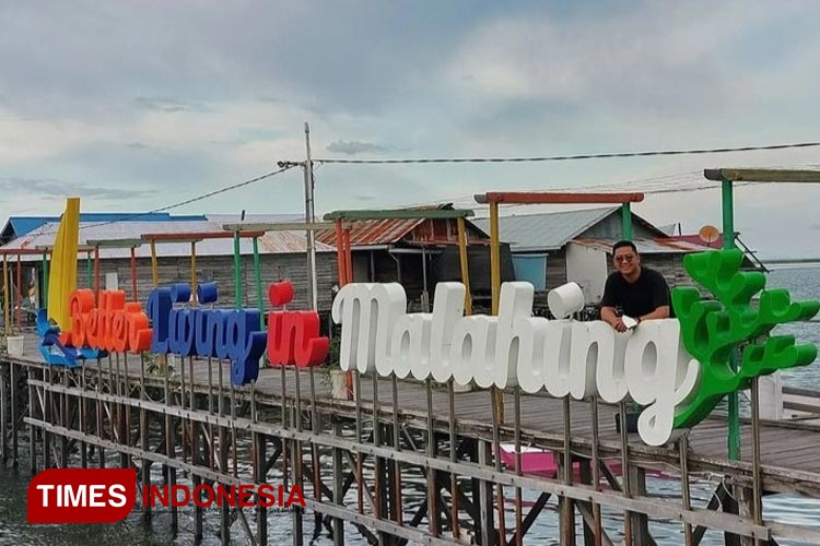 Salah satu tempat instagramable di Kampung Wisata Malahing (Foto: Hadi For TIMES Indonesia)