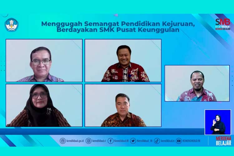 Webinar Silaturahmi Merdeka Belajar (SMB), Minggu (22/10/2023).(Foto: Dok.Kemendikbud)