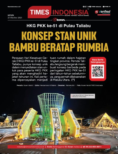 Edisi Senin, 23 Oktober 2023: E-Koran, Bacaan Positif Masyarakat 5.0