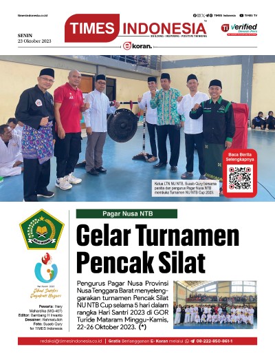 Edisi Senin, 23 Oktober 2023: E-Koran, Bacaan Positif Masyarakat 5.0