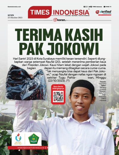 Edisi Senin, 23 Oktober 2023: E-Koran, Bacaan Positif Masyarakat 5.0