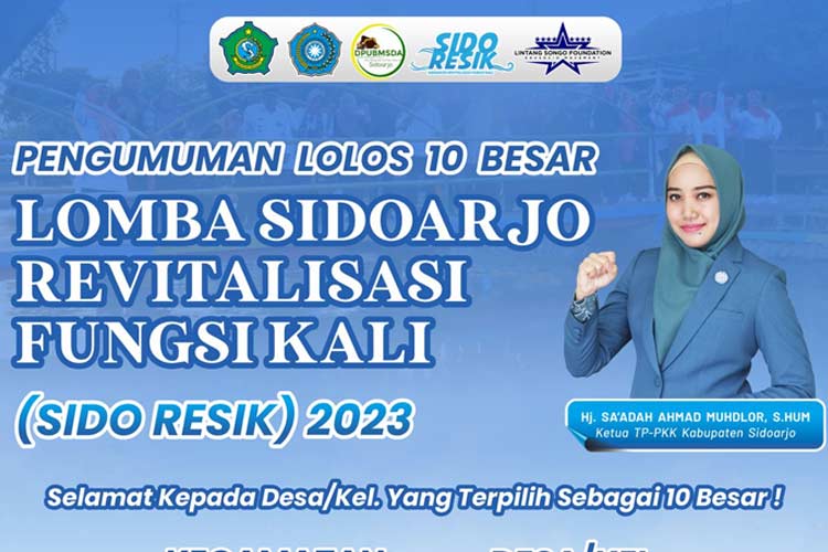 Pengumuman 10 besar SIDO RESIK 2023