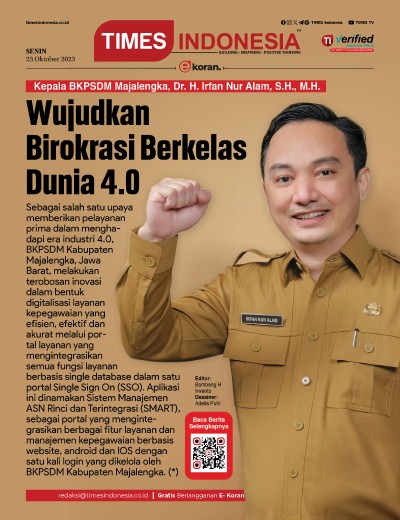 Edisi Senin, 23 Oktober 2023: E-Koran, Bacaan Positif Masyarakat 5.0
