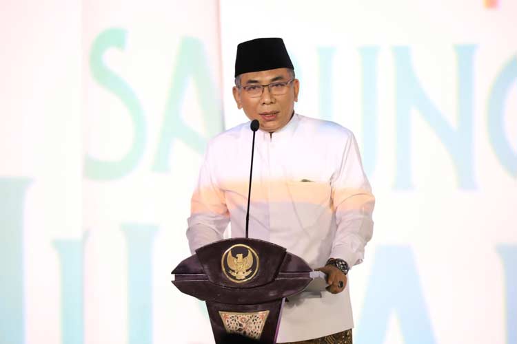 The Chairman of the Nahdlatul Ulama Executive Board (PBNU), KH Yahya Cholil Staquf.