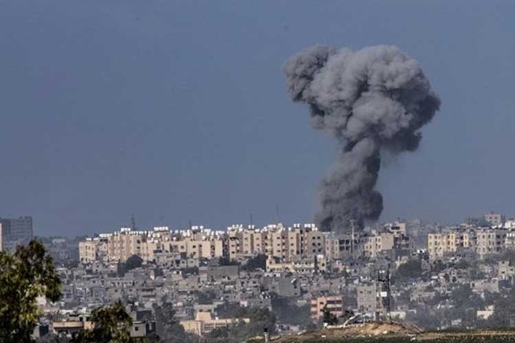 Salah satu serangan yang dilancarkan Israel ke wilayah Gaza.(FOTO: anews)