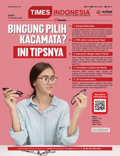 Edisi Jumat, 27 Oktober 2023: E-Koran, Bacaan Positif Masyarakat 5.0