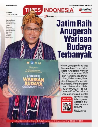 Edisi Jumat, 27 Oktober 2023: E-Koran, Bacaan Positif Masyarakat 5.0
