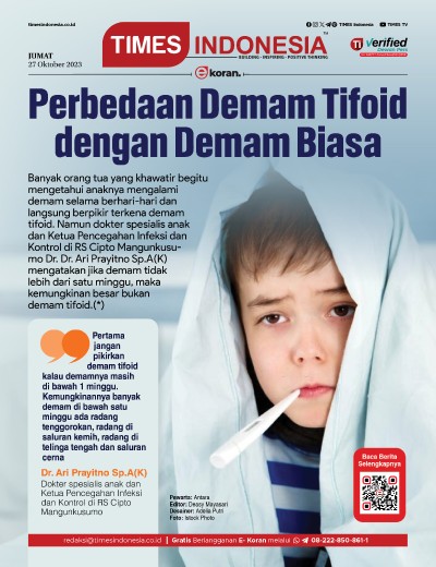 Edisi Jumat, 27 Oktober 2023: E-Koran, Bacaan Positif Masyarakat 5.0