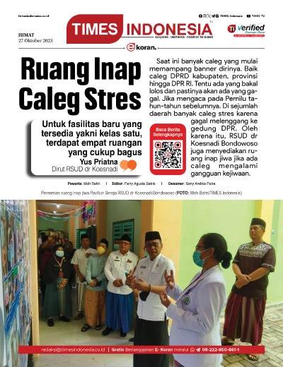 Edisi Jumat, 27 Oktober 2023: E-Koran, Bacaan Positif Masyarakat 5.0