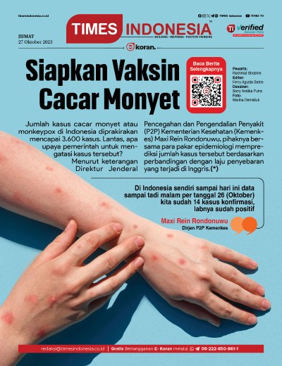 Edisi Jumat, 27 Oktober 2023: E-Koran, Bacaan Positif Masyarakat 5.0