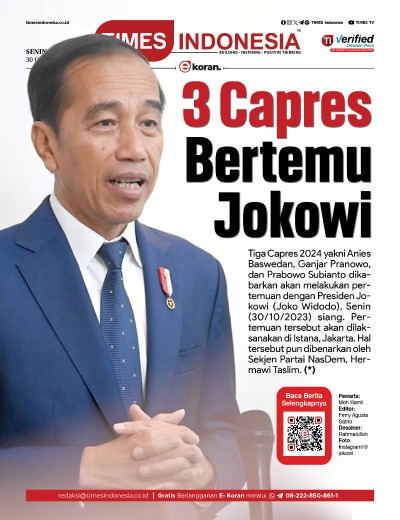  	Edisi Senin 30 Oktober 2023: E-Koran, Bacaan Positif Masyarakat 5.0 