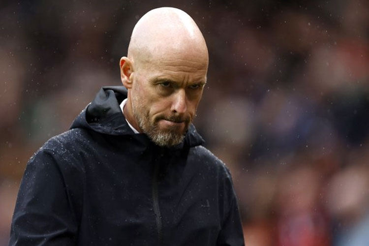 Posisi Erik Ten Hag di Manchester United sedang di ujung tanduk (Foto: twitter/deadlinedaylive)