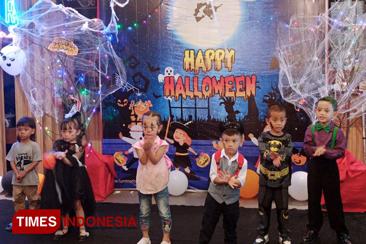 Kids' Halloween Party Luminor Hotel Jember, Seram Namun Menggemaskan