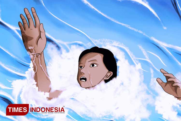 Ilustrasi anak tenggelam. (Foto: dok TIMES Indonesia)