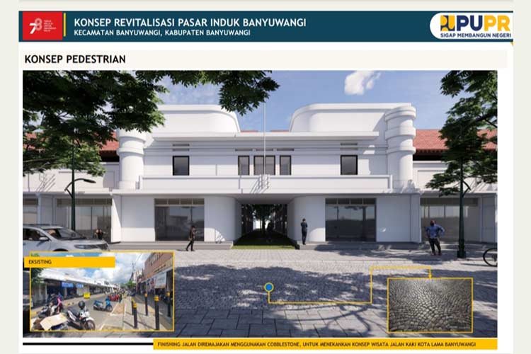 Pasar Banyuwangi Bakal Dibangun Ulang dengan Perpaduan Arsitektur Modern dan Lokal